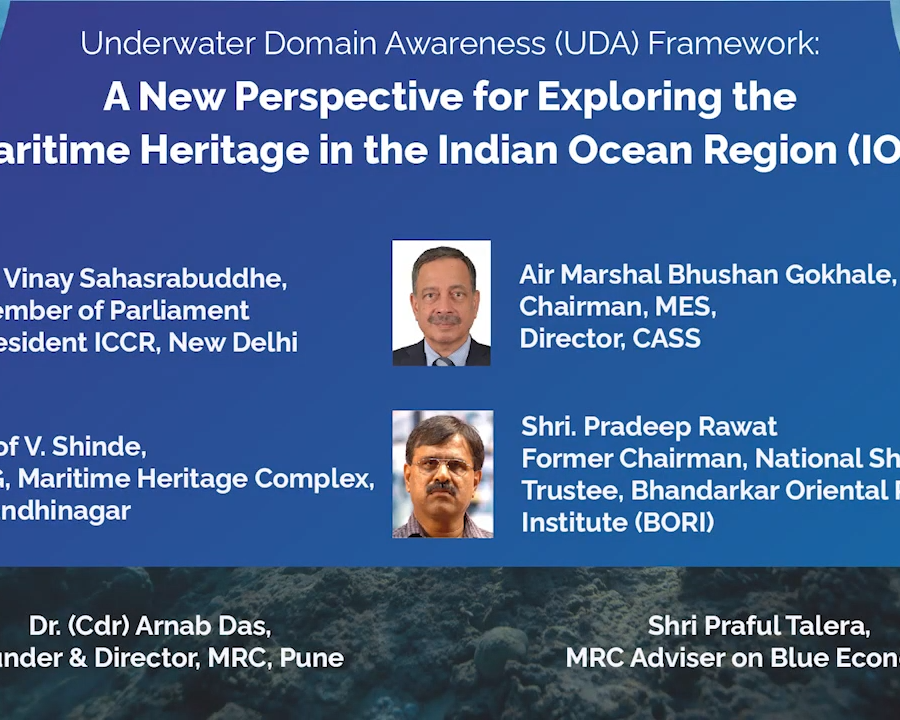 A New Perspective for Exploring the Maritime Heritage in the Indian Ocean Region | UDA* | MRC | NDT (Date : 26/12/2020)