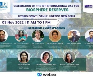 Conference commemorating the “1st International Day for Biosphere Reserves” held at the UNESCO cluster office in New Delhi.